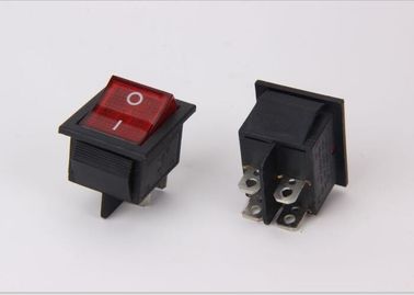 Lighted Spst Miniature Rocker Switch , 2 Way Locking KCD5 Rocker Switch